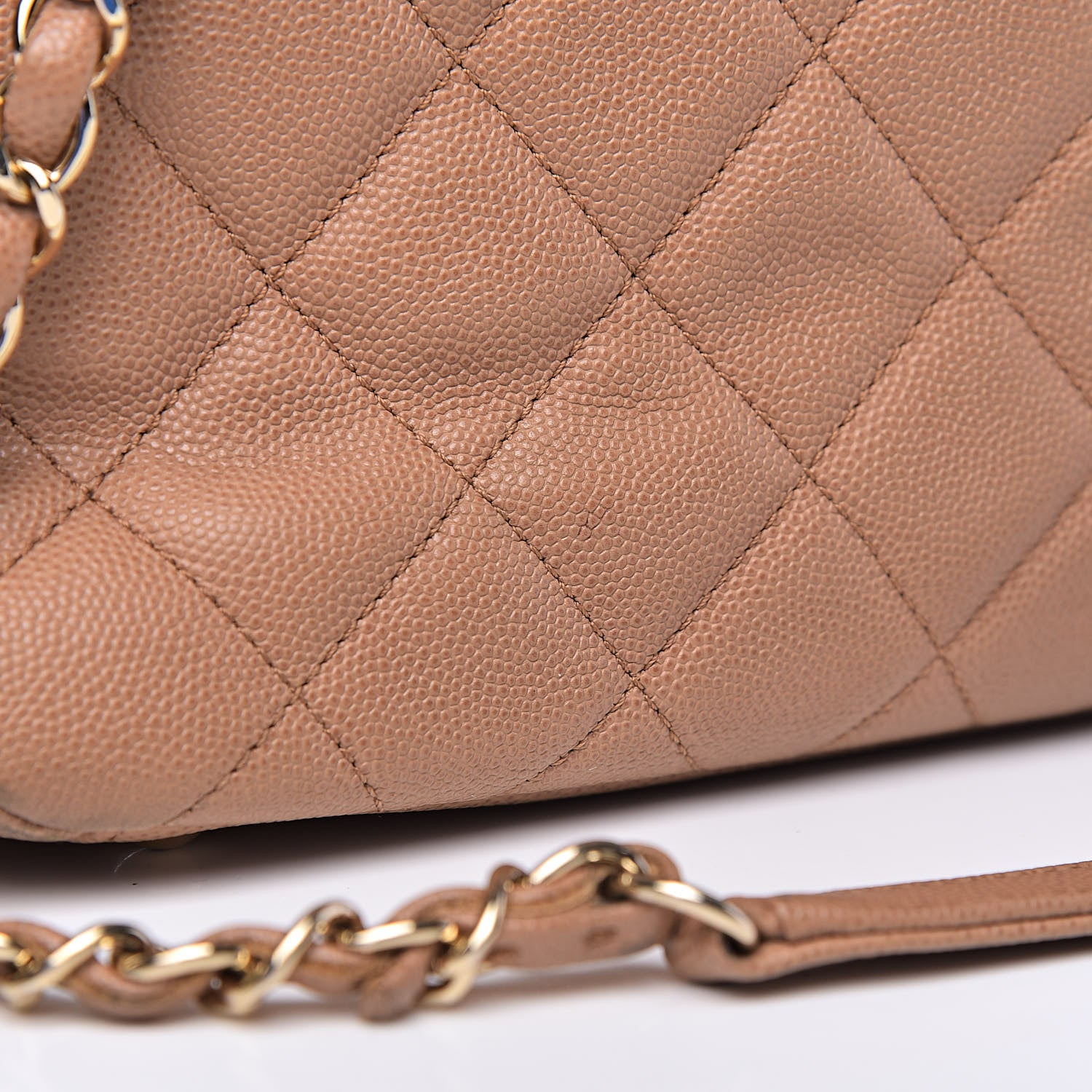 Chanel Caviar Quilted Large Business Affinity Shopping Bag Beige 12 of 24