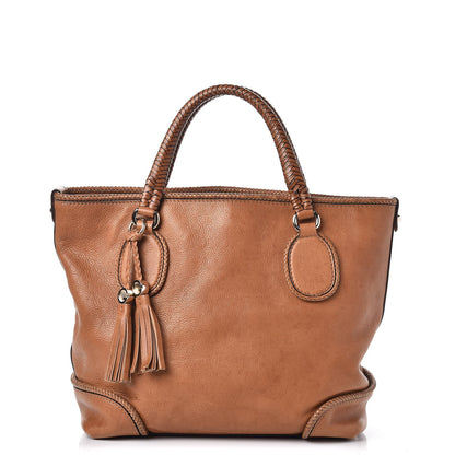 Gucci Calfskin Medium Marrakech Tote Camel 1 of 10
