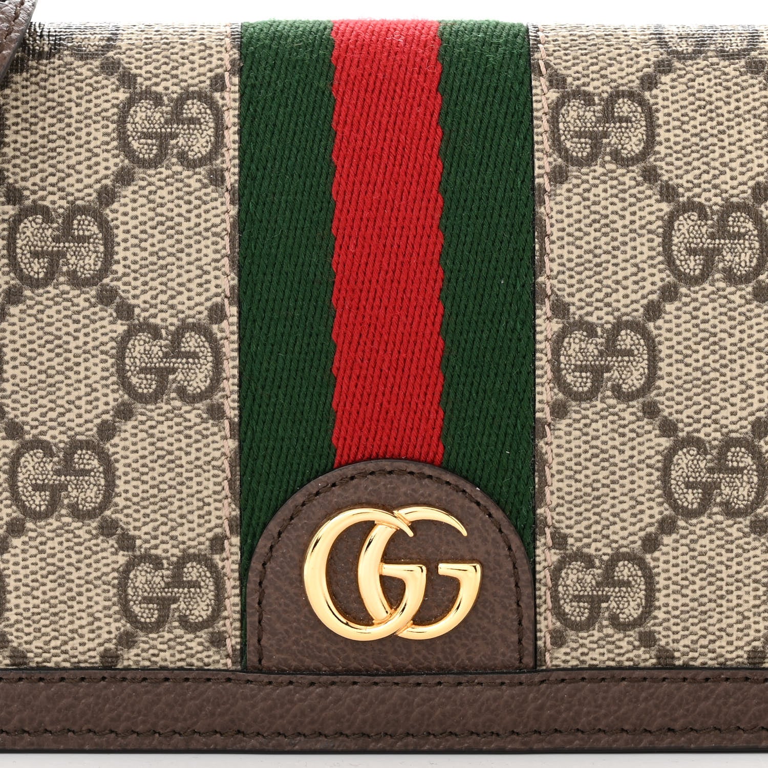 Gucci GG Supreme Monogram Web Ophidia Belt Bag Beige Ebony New Acero 8 of 10