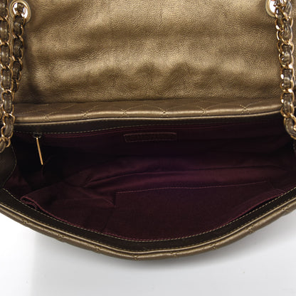 Chanel Metallic Calfskin Quilted Large Istanbul Flap Gold 7 of 11