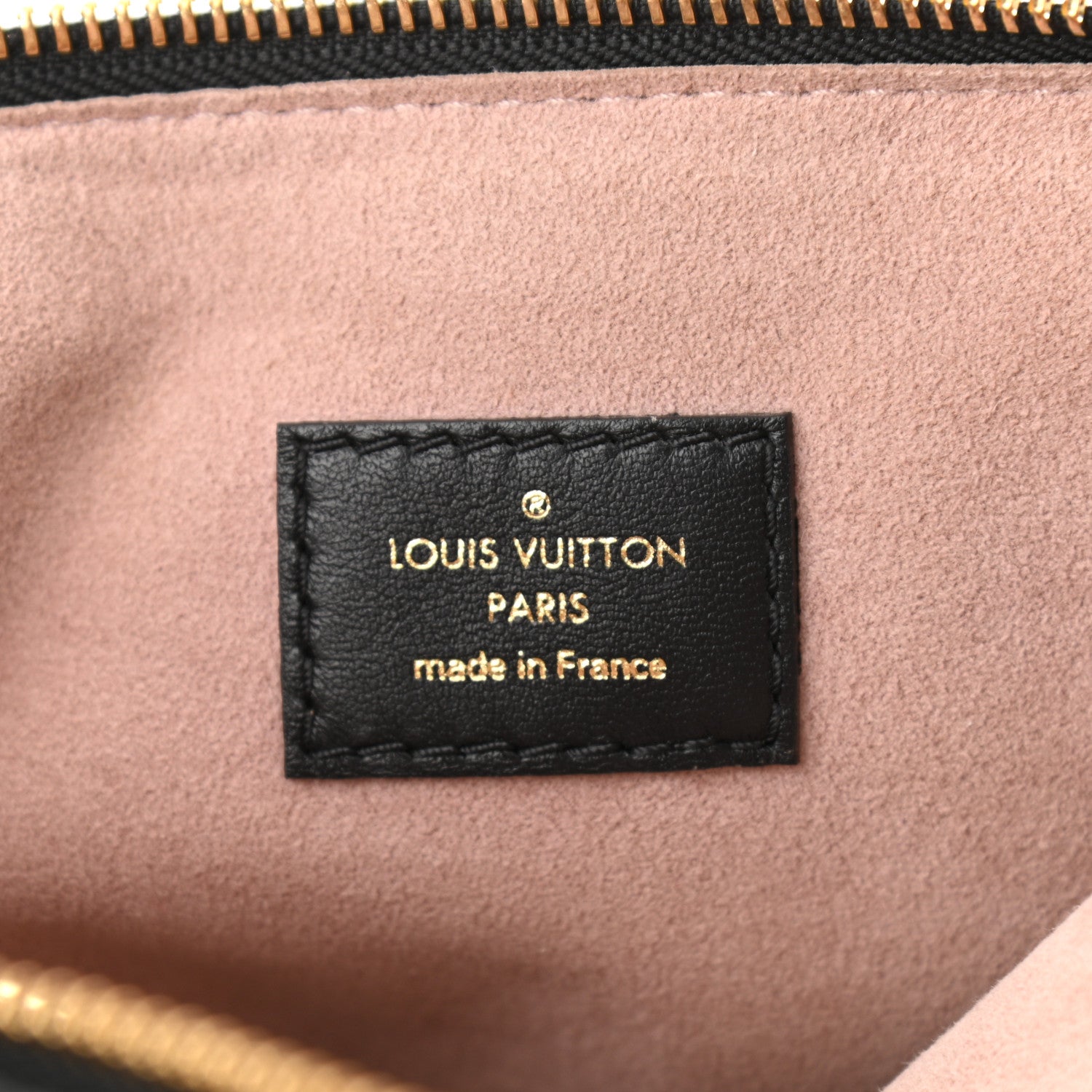 Louis Vuitton Lambskin Embossed Monogram Coussin PM Black 6 of 10