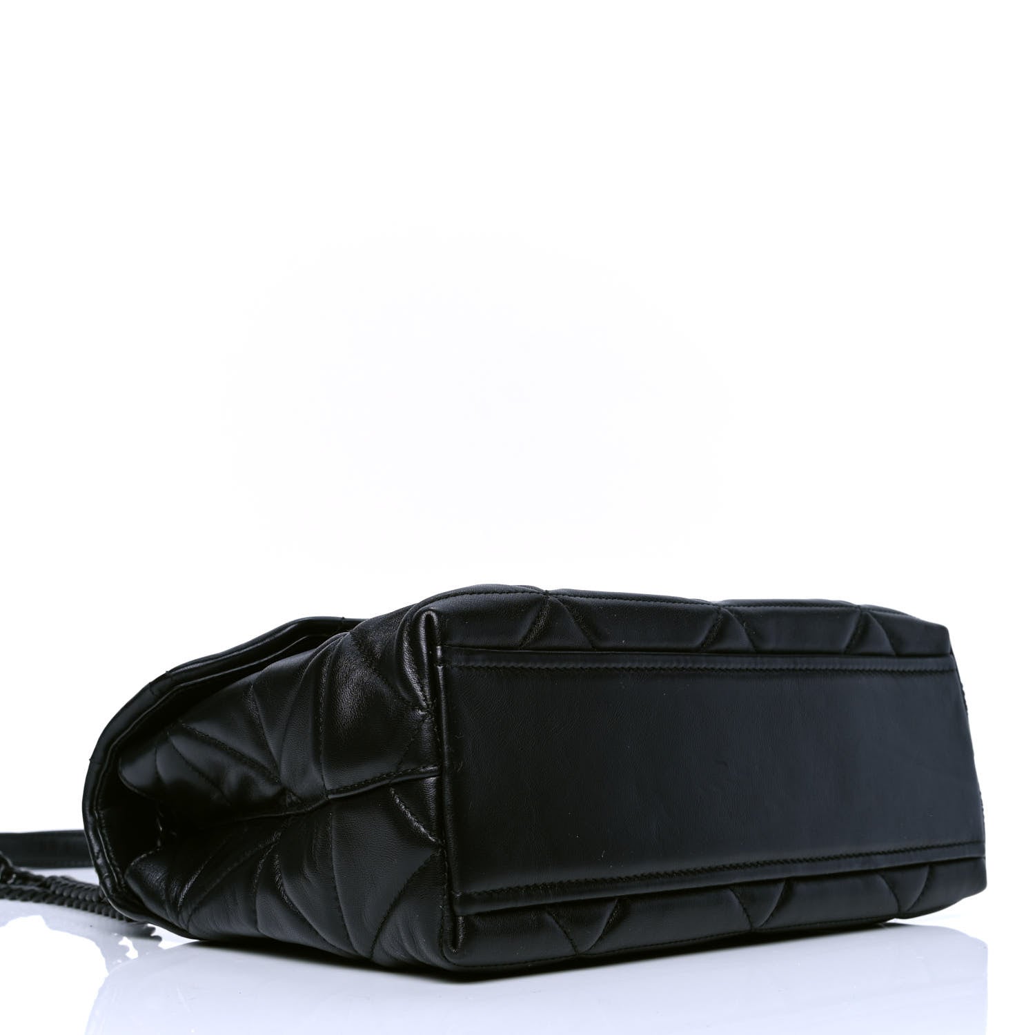 Prada Nappa Triangle Stitched Large Spectrum Bag Black 3 of 5