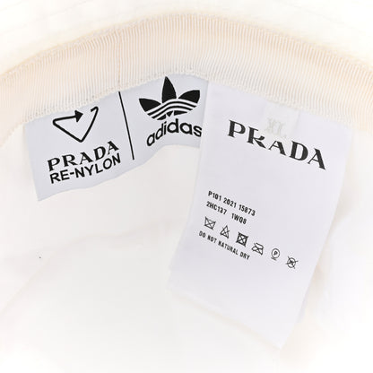Prada X ADIDAS Re-Nylon Mens Bucket Hat XL White 8 of 8