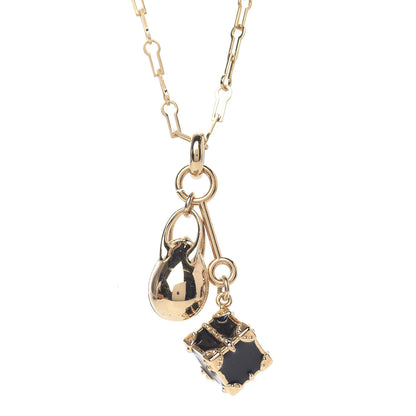 Louis Vuitton Minigram Necklace Gold 4 of 8