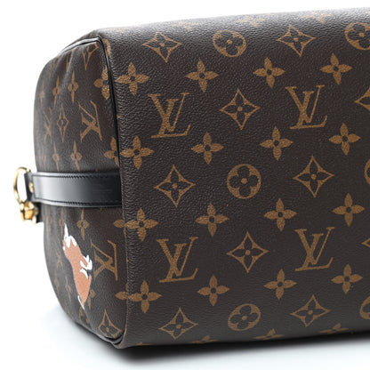 Louis Vuitton Monogram My World Tour Speedy Bandouliere 30 Black 5 of 9