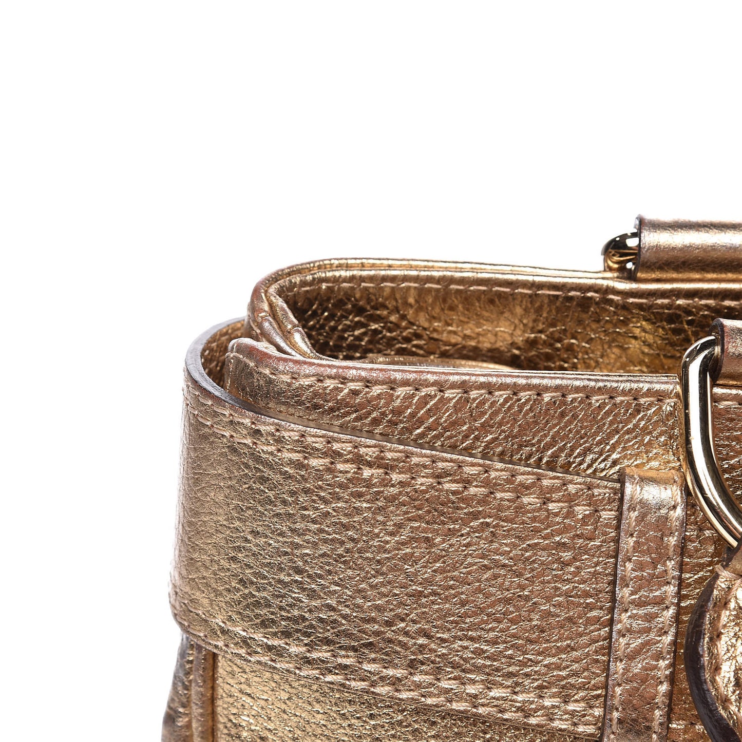 Haymarket Check Tote Gold