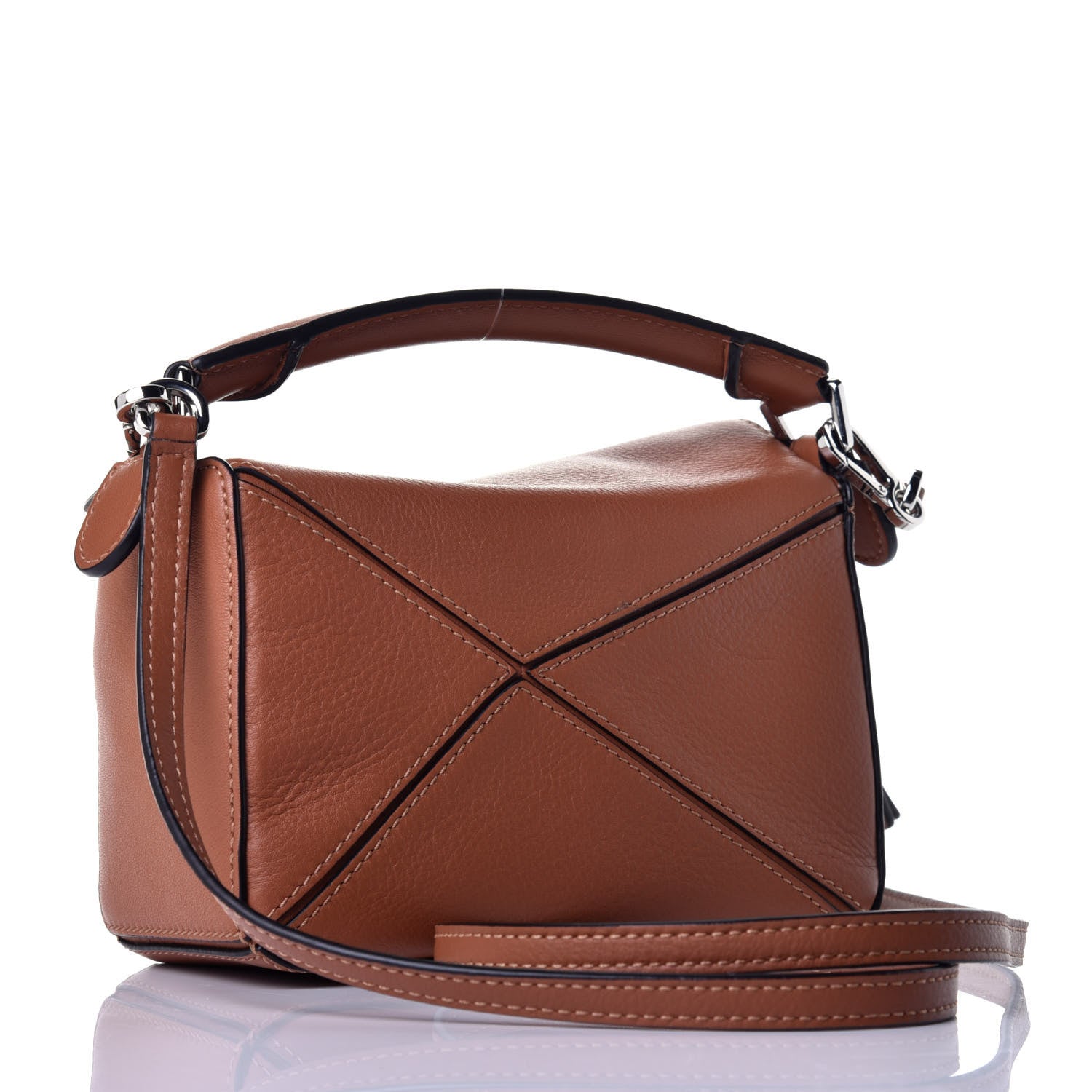 Loewe Calfskin Mini Puzzle Bag Tan 4 of 10