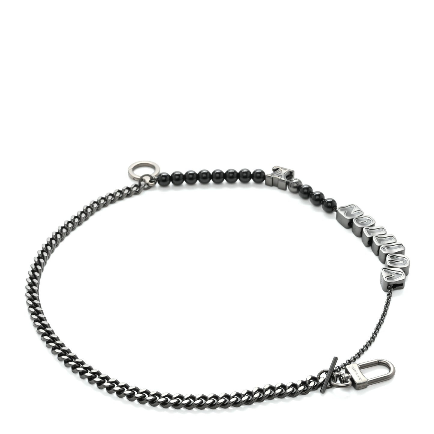 Ruthenium Vuitton Chain Belt