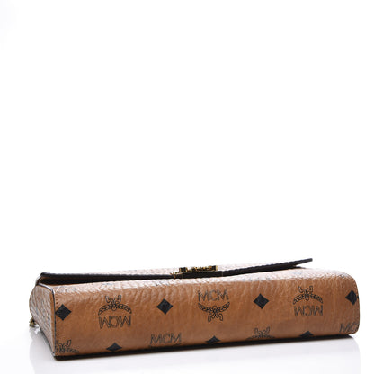 MCM Visetos Medium Patricia Wallet On Chain Cognac 3 of 11