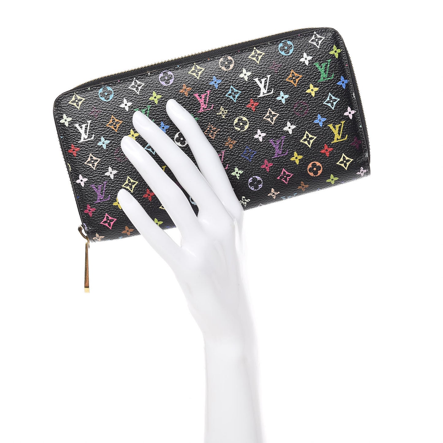 Monogram Multicolor Zippy Wallet Black Grenade