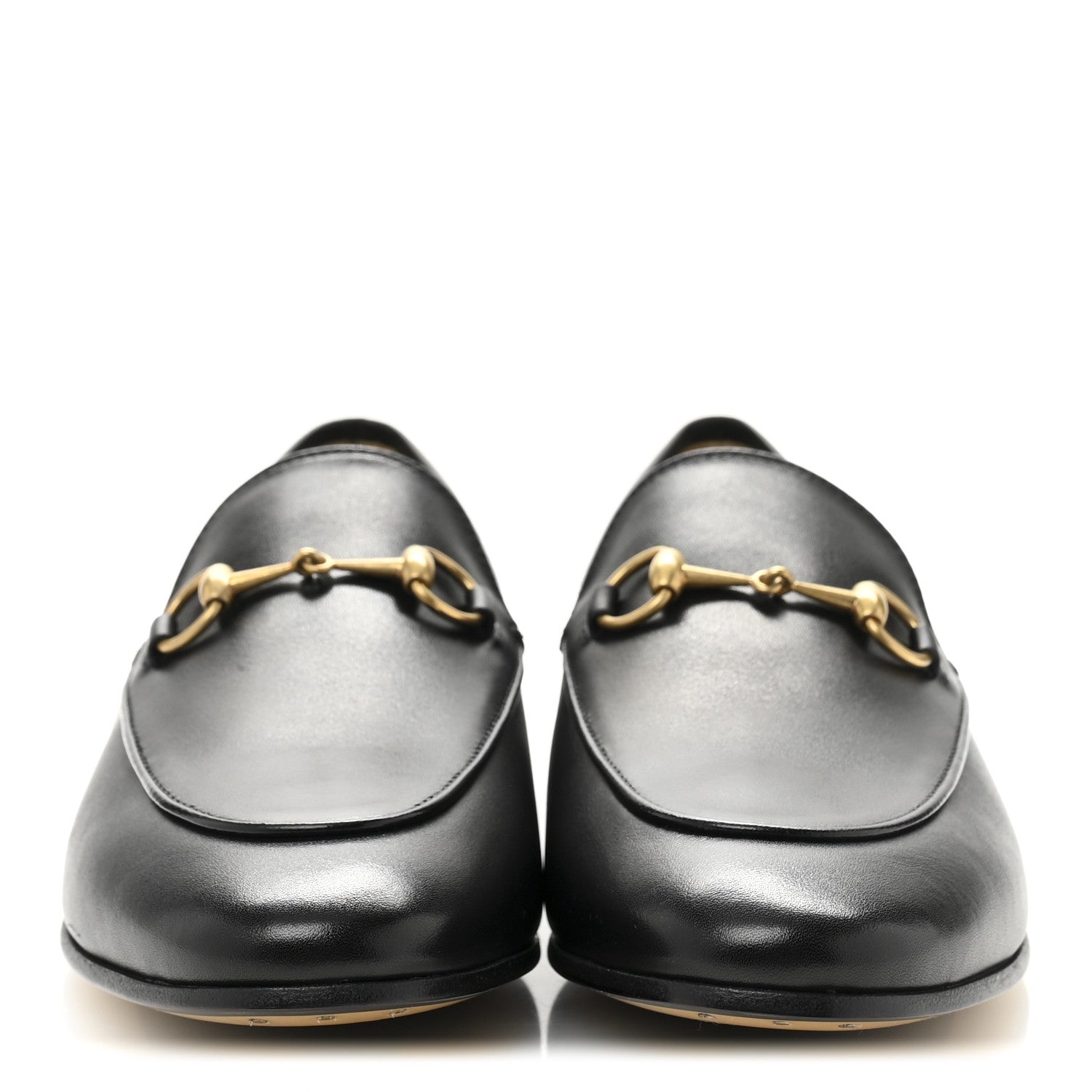 Gucci Calfskin Womens Jordaan Loafers 39 Black 3 of 11