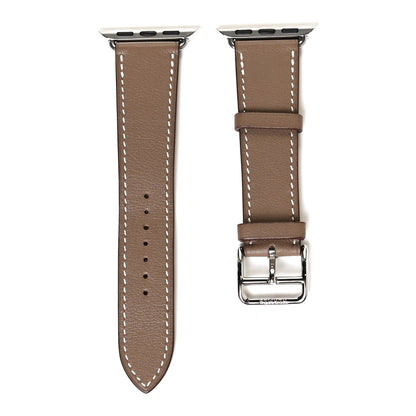 Hermes Swift 38mm Apple Watch Single Tour Band Etoupe 1 of 6