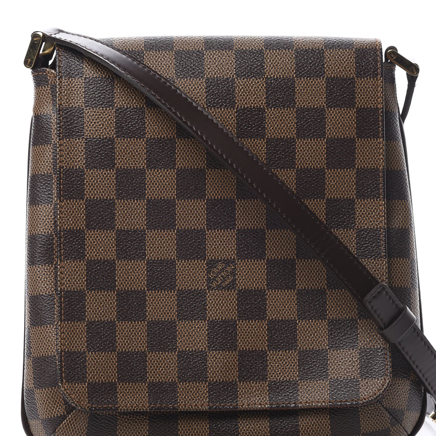 Damier Ebene Musette Salsa Long Strap