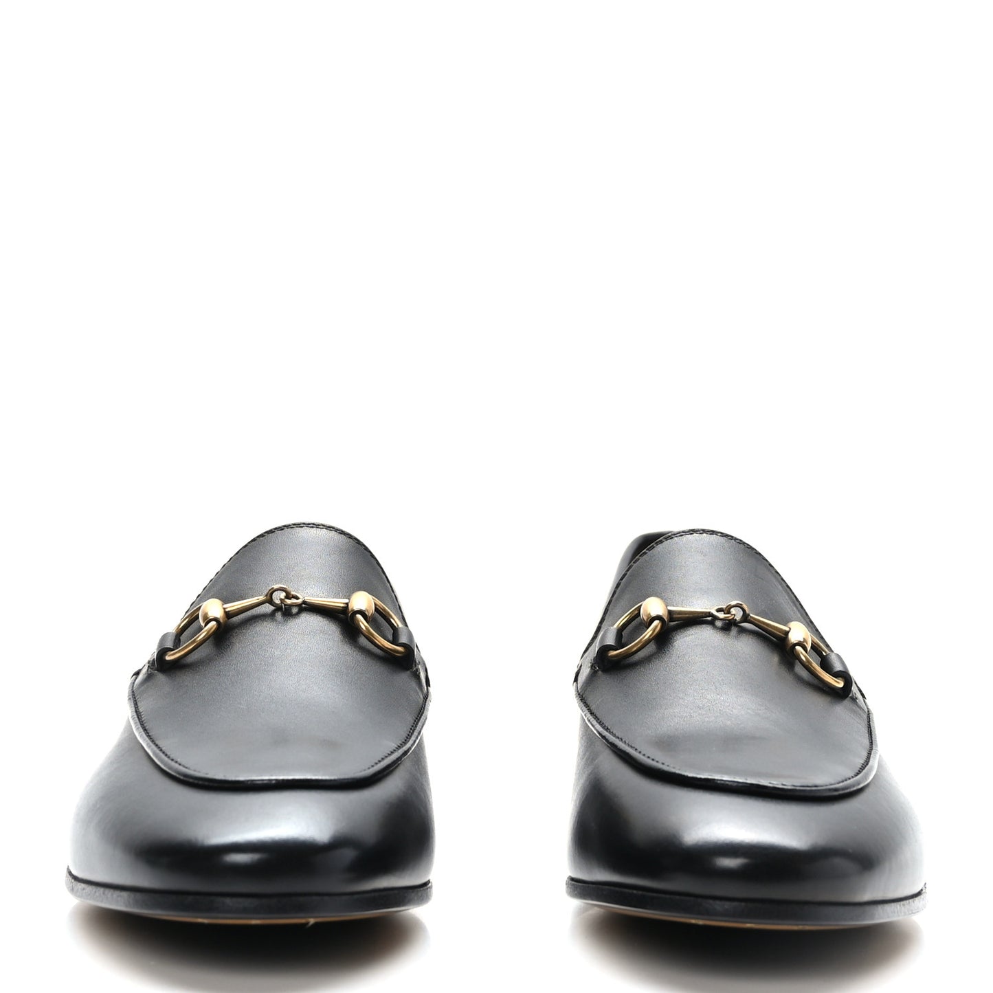 Lambskin Womens Brixton Horsebit Loafers 37.5 Black