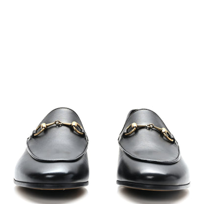 Gucci Lambskin Womens Brixton Horsebit Loafers 37.5 Black 2 of 9