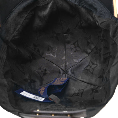 Louis Vuitton Polyester Silk Monogram LV Get Ready Cap M Black 7 of 8