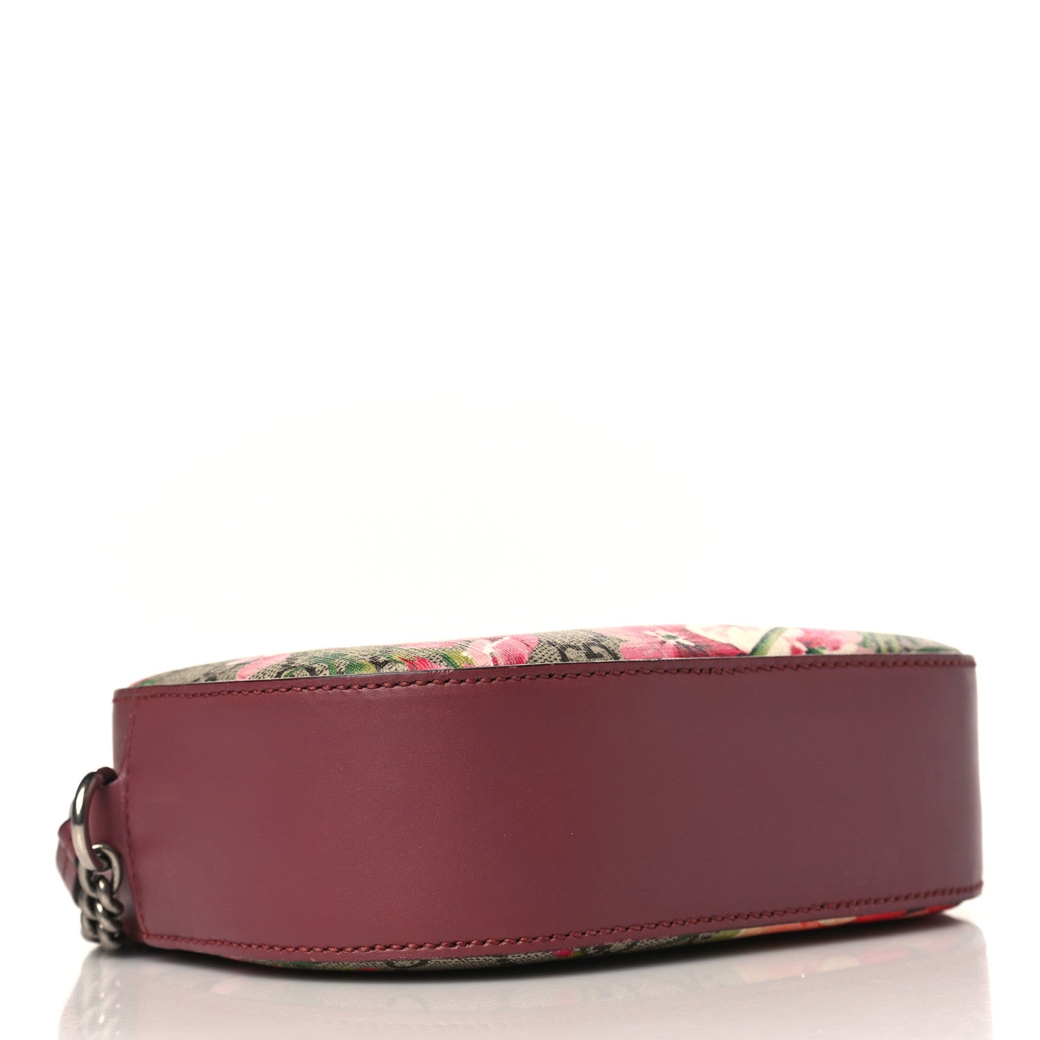 Gucci GG Supreme Monogram Blooms Mini Chain Shoulder Bag Beige Multicolor Dry Rose 4 of 10