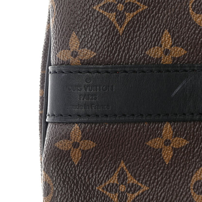 Louis Vuitton Monogram Macassar Keepall Bandouliere 55 5 of 9