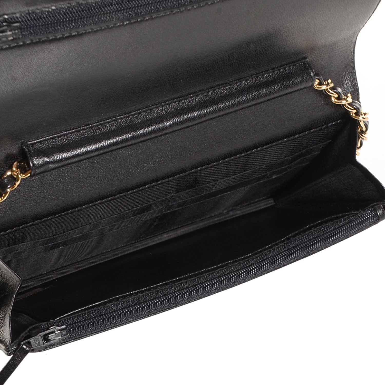 Chanel Caviar Timeless CC Wallet on Chain WOC Black 5 of 8