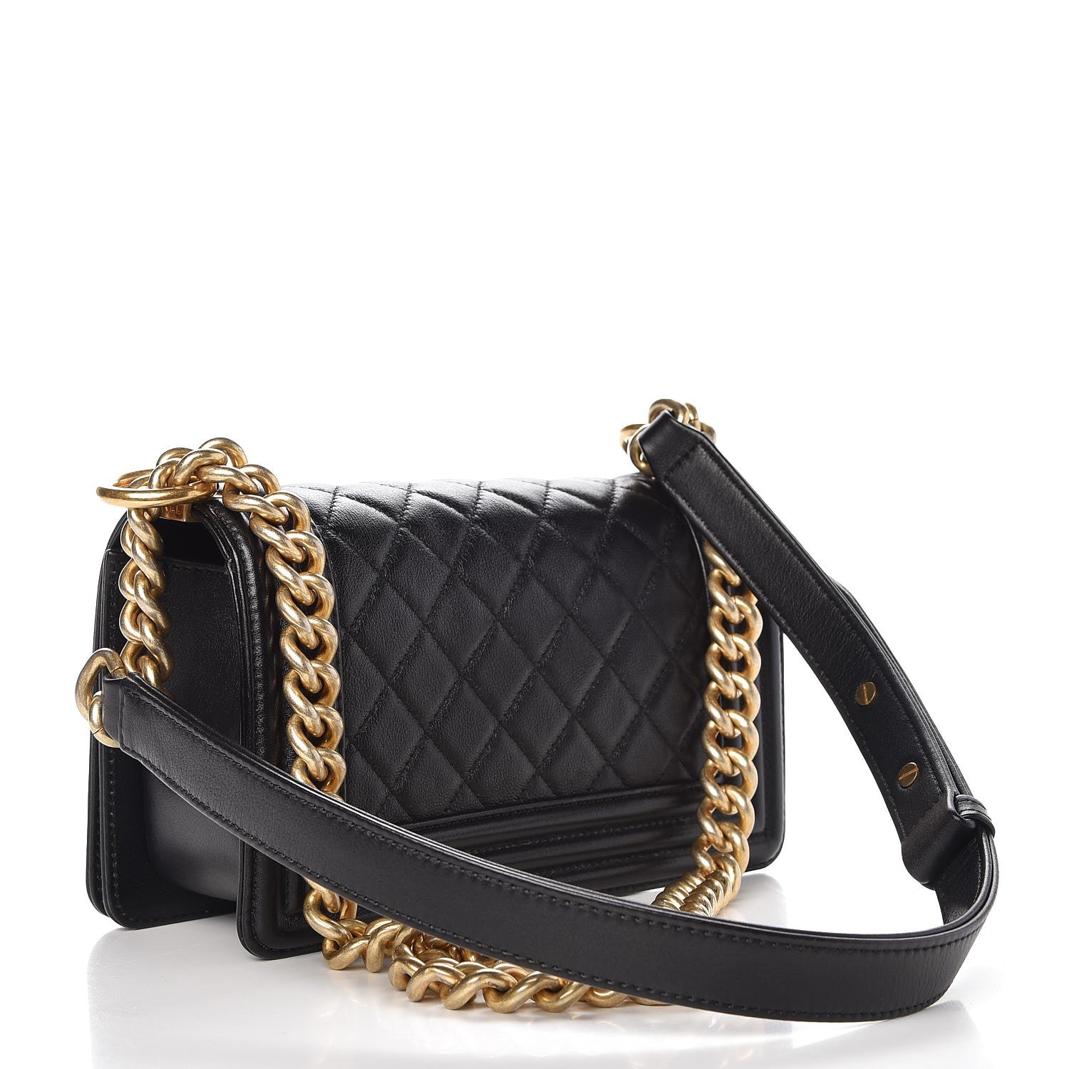 Chanel Calfskin Quilted Small Boy Flap Black 3 of 8