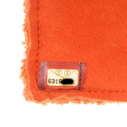 Chanel Shearling Patchwork Mademoiselle Messenger Orange 8 of 8