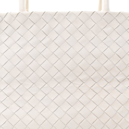 Bottega Veneta Nappa Intrecciato Tote Bag White 8 of 13