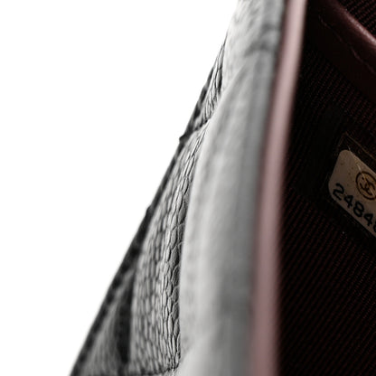 Chanel Caviar Quilted Large Gusset Flap Wallet Black 8 of 11