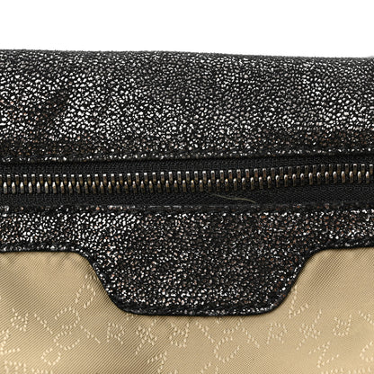 Stella McCartney Chamois Shiny Dotted Falabella Fold Over Tote Ruthenium 6 of 9