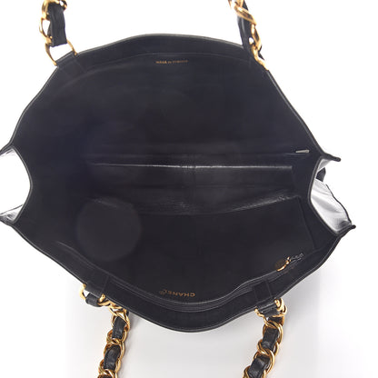 Chanel Lambskin CC Tote Black 4 of 9