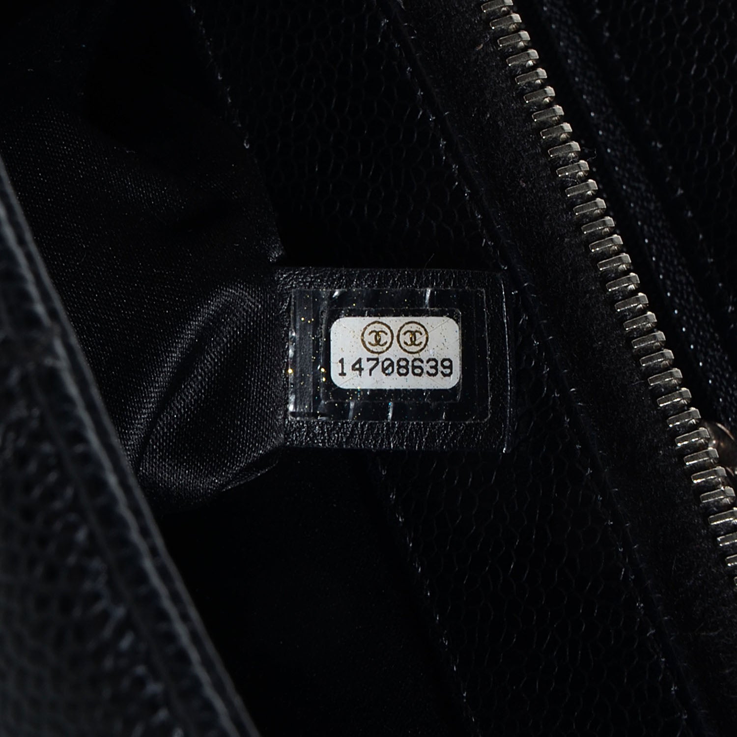Chanel Caviar Grand Shopping Tote GST Black 7 of 7