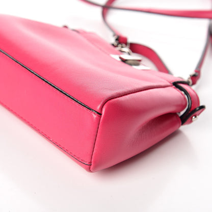 Fendi Shiny Nappa Micro Peekaboo Iconic Satchel Fuxia 15 of 15