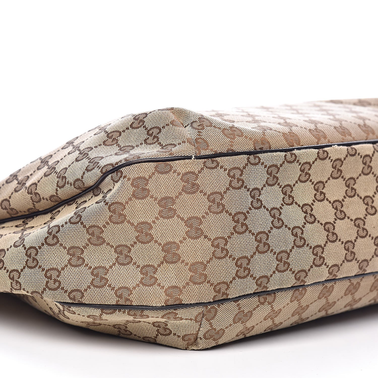 Gucci Monogram Large New Ladies Web Hobo Dark Brown 8 of 15
