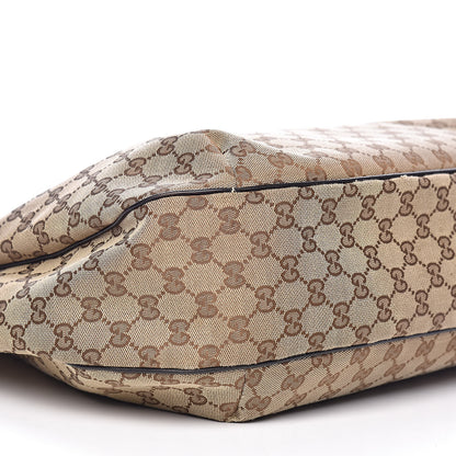 Gucci Monogram Large New Ladies Web Hobo Dark Brown 8 of 15