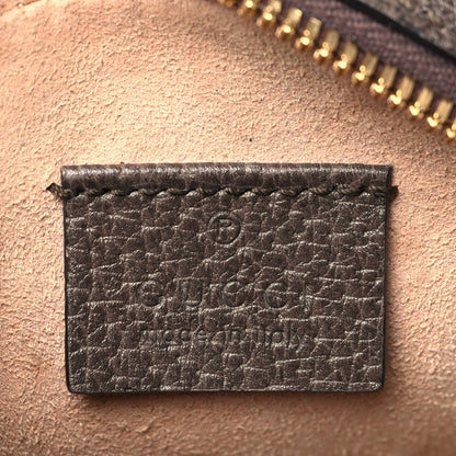 Gucci GG Supreme Monogram Web Mini Ophidia Round Shoulder Bag Brown 6 of 9