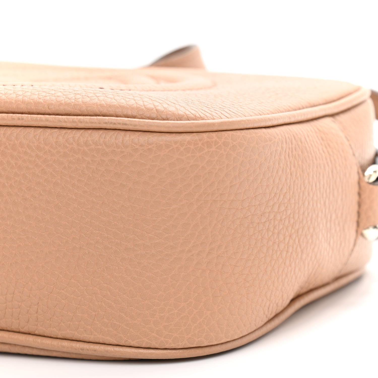 Gucci Pebbled Calfskin Small Soho Disco Bag Camelia 10 of 10