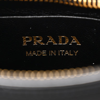 Prada Re-Nylon Spazzolato Mini Arque Shoulder Bag Black 6 of 11