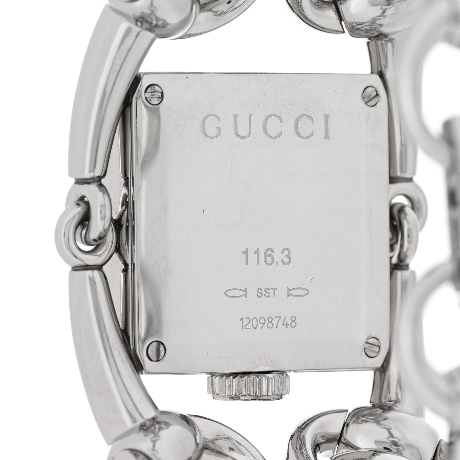 Gucci Stainless Steel Blue Mother of Pearl 25mm Signoria Quartz Watch 4 of 5