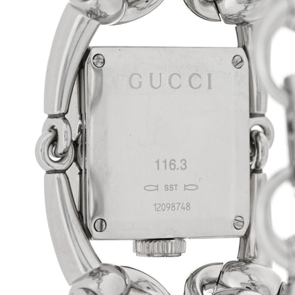 Gucci Stainless Steel Blue Mother of Pearl 25mm Signoria Quartz Watch 4 of 5