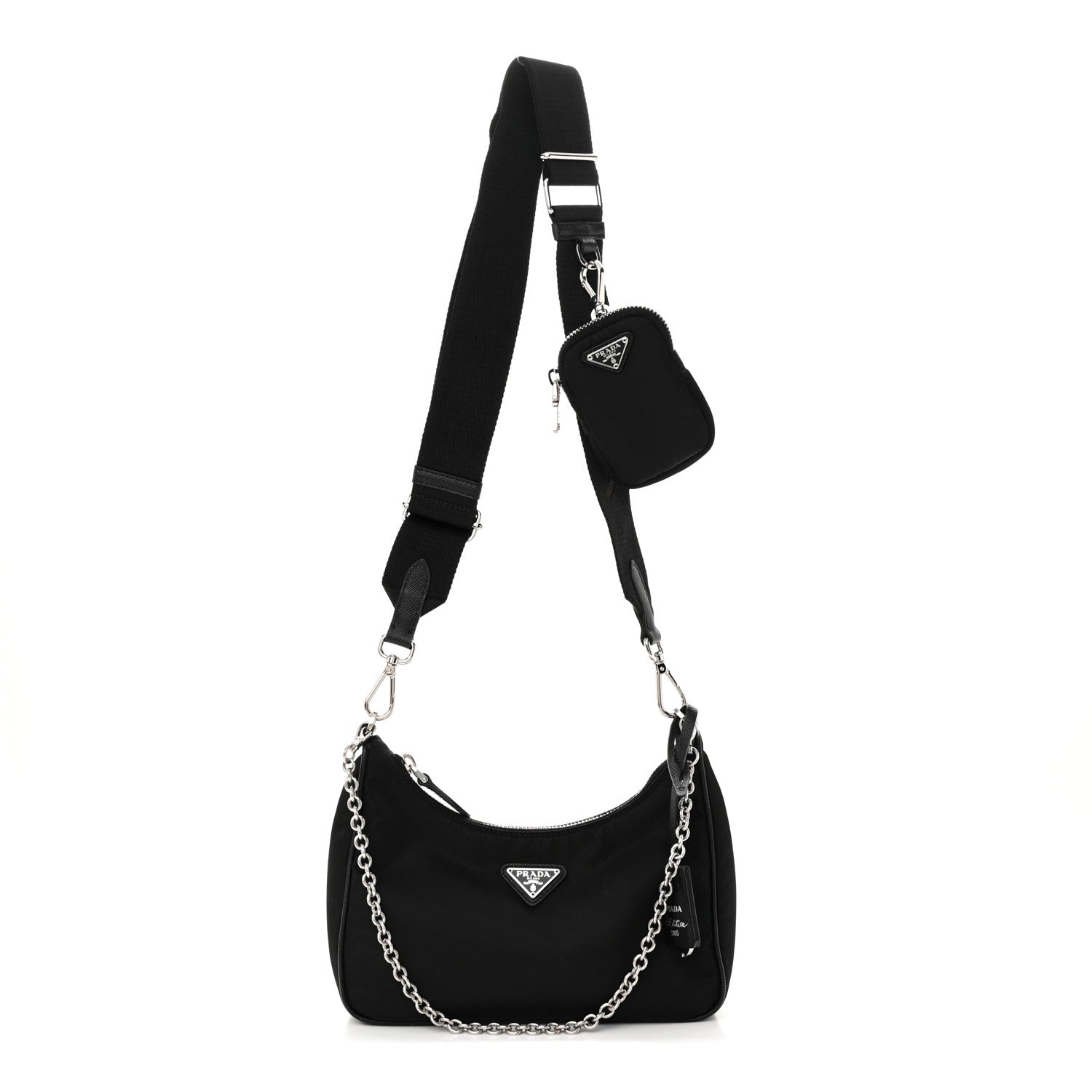 Prada Nylon Re-Edition 2005 Shoulder Bag Black 1 of 9