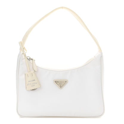 Prada Tessuto Nylon Mini Re-Edition 2000 Bag White 1 of 10