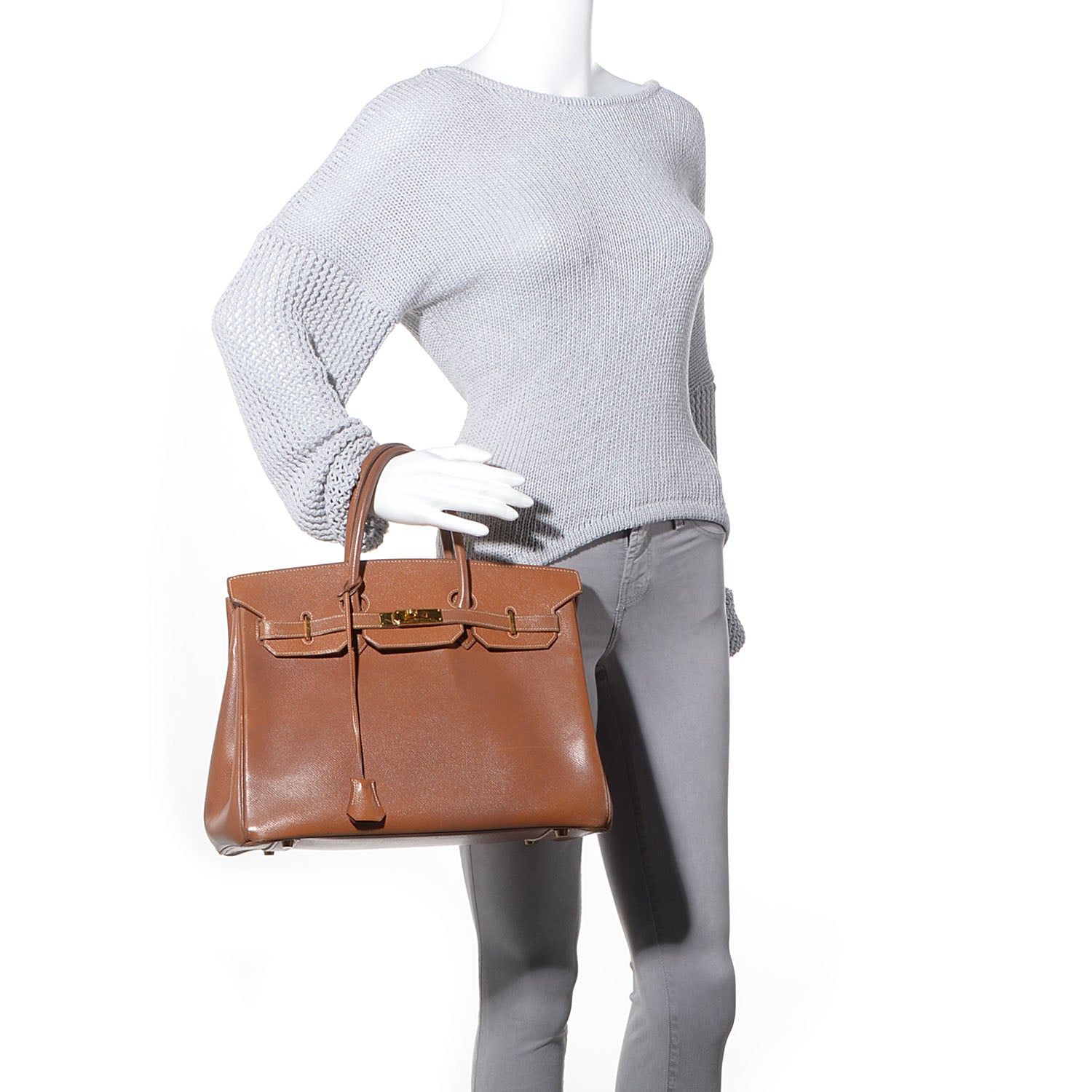 Hermes Courchevel Birkin 35 Gold 3 of 26