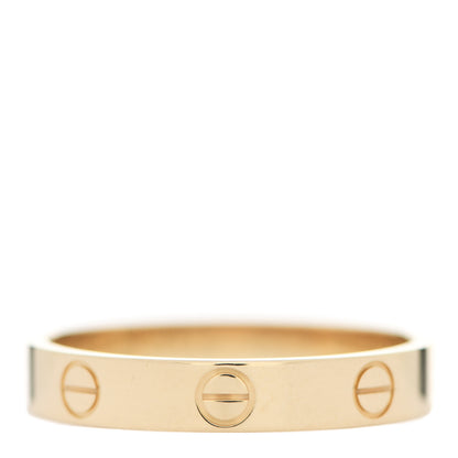 Cartier 18K Yellow Gold 3.5mm LOVE Wedding Band Ring 58 8.25 3 of 4