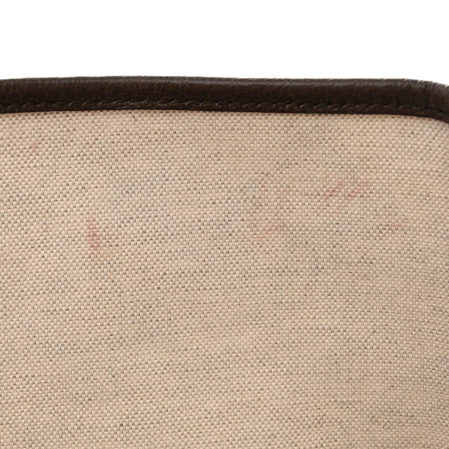 GG Supreme Monogram Textured Dollar Calfskin Web Large Ophidia Tote Beige Ebony New Acero
