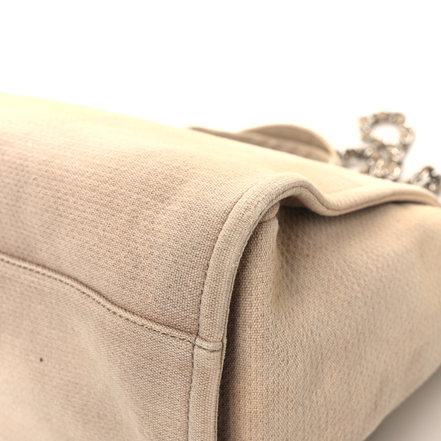 Chanel Mixed Fibers Medium Deauville Tote Beige 12 of 14