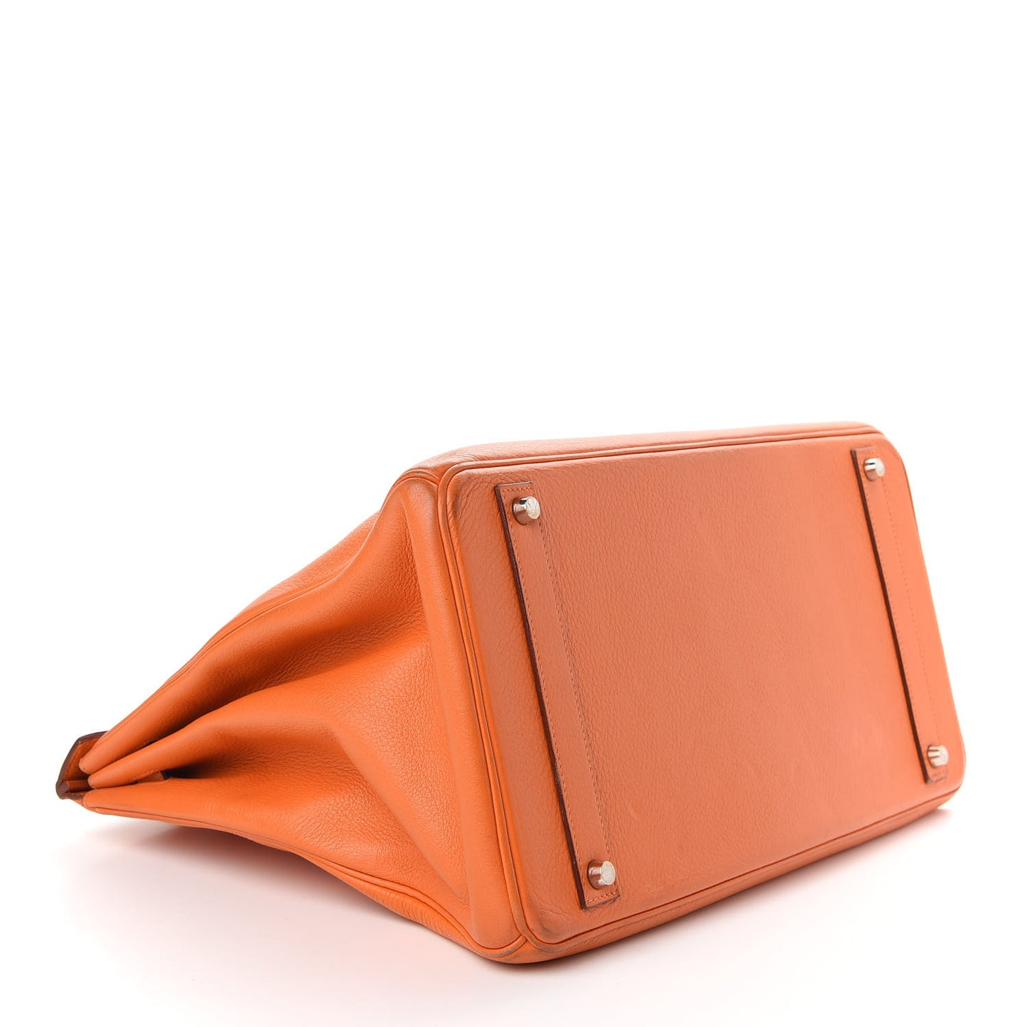 Taurillon Clemence Birkin 40 Orange