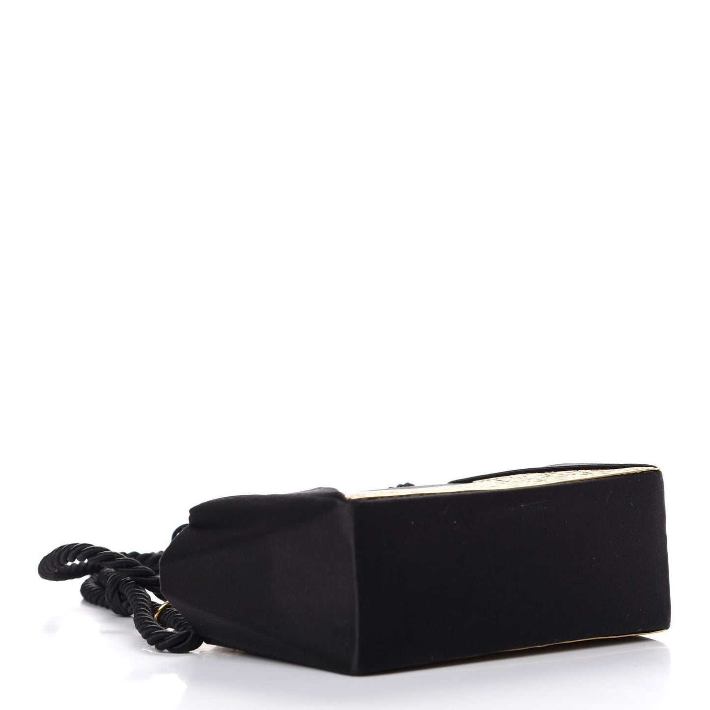 Satin Metal Gondola Bag Black