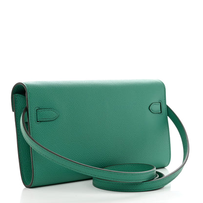 Hermes Epsom Kelly Wallet To Go Vert Jade 3 of 8