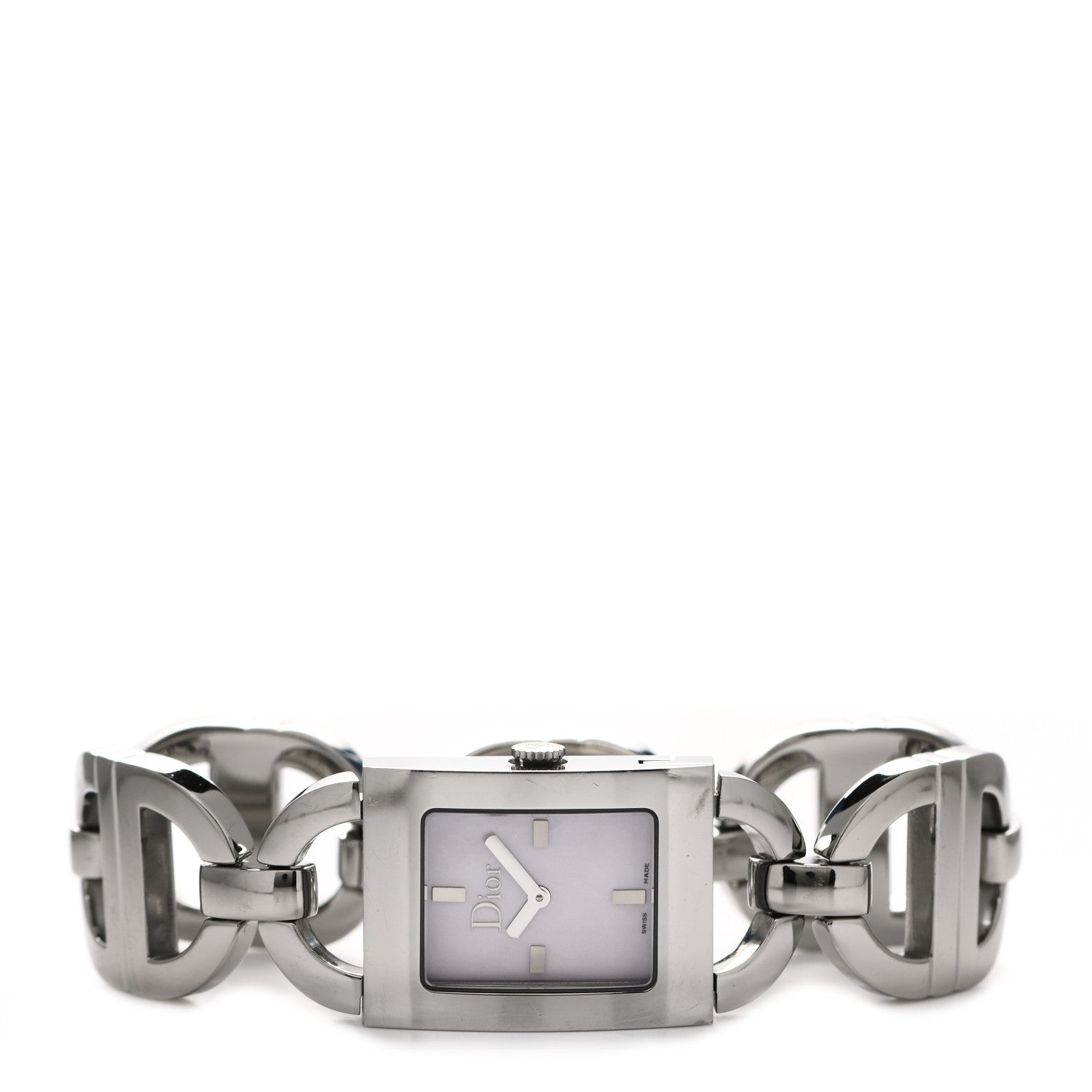 Christian Dior Stainless Steel Mother of Pearl 19mm Malice Quartz Watch 2 of 7