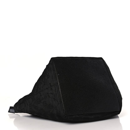 Gucci GG Monogram Small Web Handle Bucket Tote Black 4 of 9