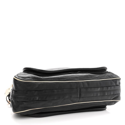 Chloe Calfskin Large Military Paraty Black 3 of 8